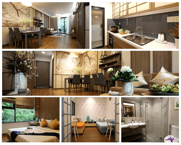 Phiên bản căn hộ Flora Akari của dự án căn hộ Akari có diện tích 75 m2 thiết kế 2 phòng ngủ - 2WC.
